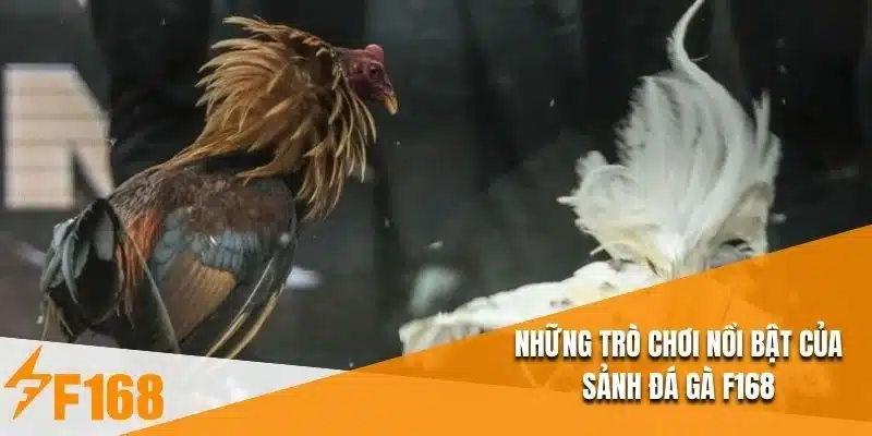 Những trò chơi nổi bật của sảnh đá gà F168