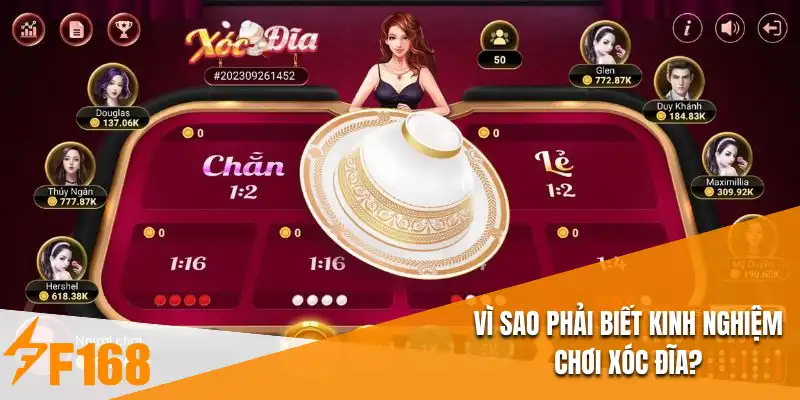 Vì sao phải biết kinh nghiệm chơi Xóc đĩa?